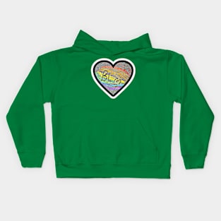 BLM 🖤 Pride - Double Sticker Black - Double-sided Kids Hoodie